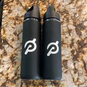 TWO Peloton glass water bottles never used